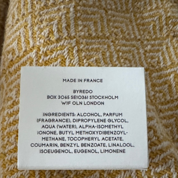 Byredo Mumbai Noise Fragrance Eau de Parfum made in France - Picture 2 of 3